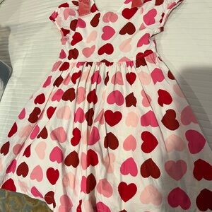 Pink Chicken Heart-Print Dress